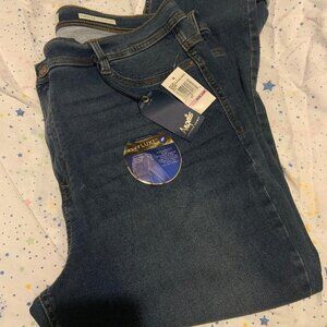 Angels Forever Young Convertible Ever Luxe Flex Jeans NWT 22W~NO FRONT POCKETS